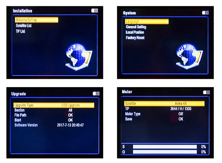 Satellite Finder SATHERO SH 400 DVB S2 сигнал satfinder 3 5 дюймов ЖК экран 8PSK 16APSK Sathero 400HD|satellite finder|signal