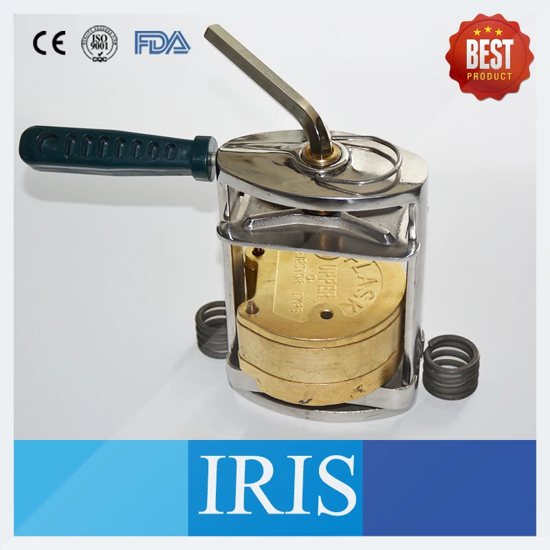 New Style Brass Upper Lower Denture Flask and Molding Dental Press Stainless Steel Upper Lower Denture Flask Press