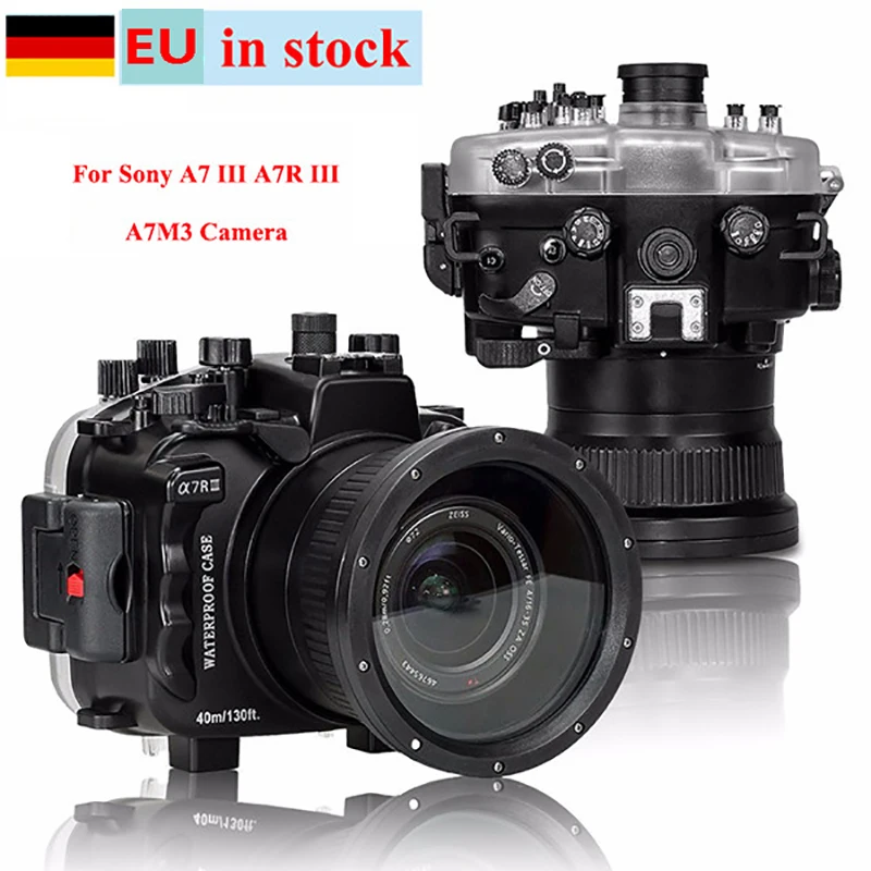 (Расположение в ЕС) корпус камеры для подводного дайвинга Seafrogs 40 м/130 футов Sony A7 III