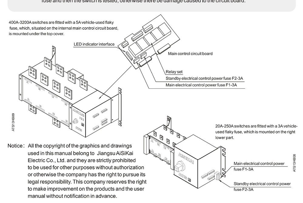 Us 281 35 15 Off Aisikai 400a 4p Ats Genset Automatic Transfer Switch Diesel Generator Set Dual Power Changeover Controller For Generator