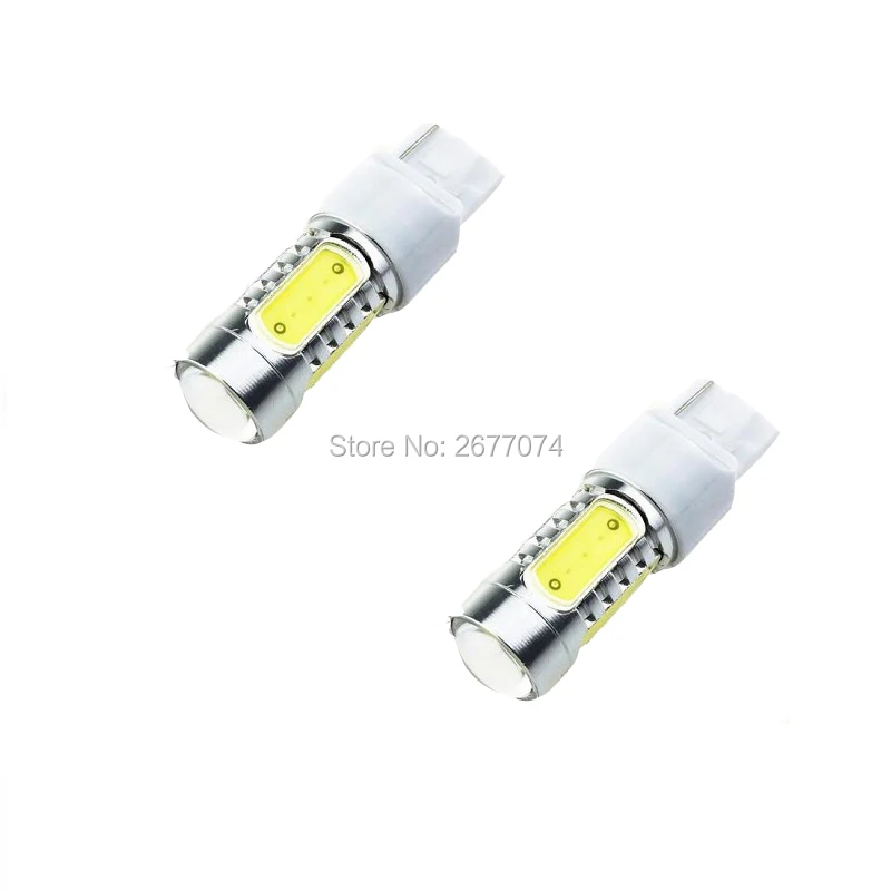 

2PCS 7.5W T20 1157 1156 BAU15S 5 COB Chip with Lens DC12V Turn Signal Light White JTCL009-2-ly