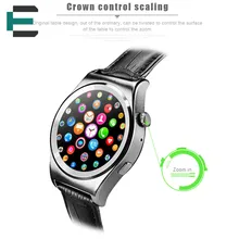 Smart armbanduhr MTK2502C pulsmesser Magie Knopf Smartwatch für iphone Xiaomi Lenovo Meizu VS iwo W51 DM09 Stahl strap