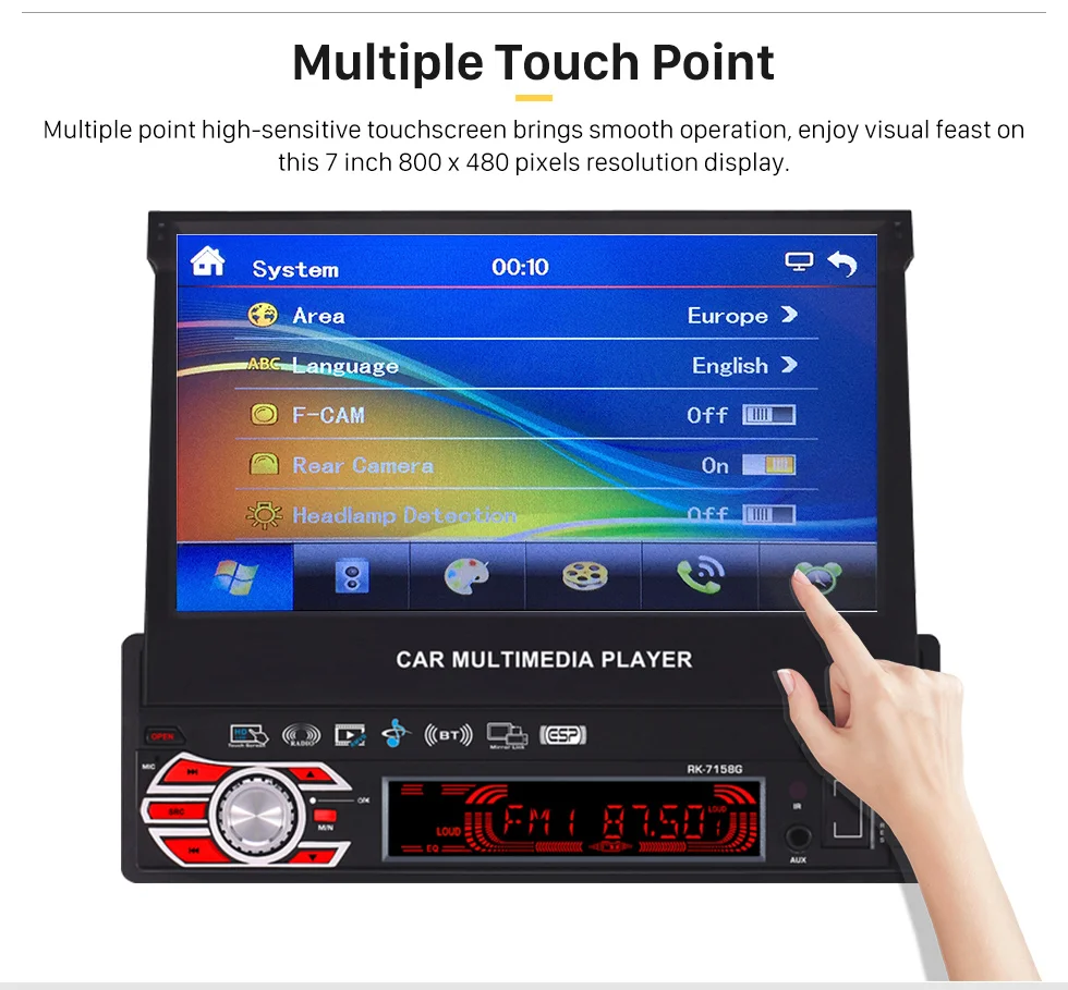 Clearance Seicane 1 Din 7 inch Universal Car Radio GPS Navigation Support DVD Player Canbus AUX Bluetooth 3 Clearance Seicane 1 Din 7 inch Universal Car Radio GPS Navigation Support DVD Player Canbus AUX Bluetooth 3