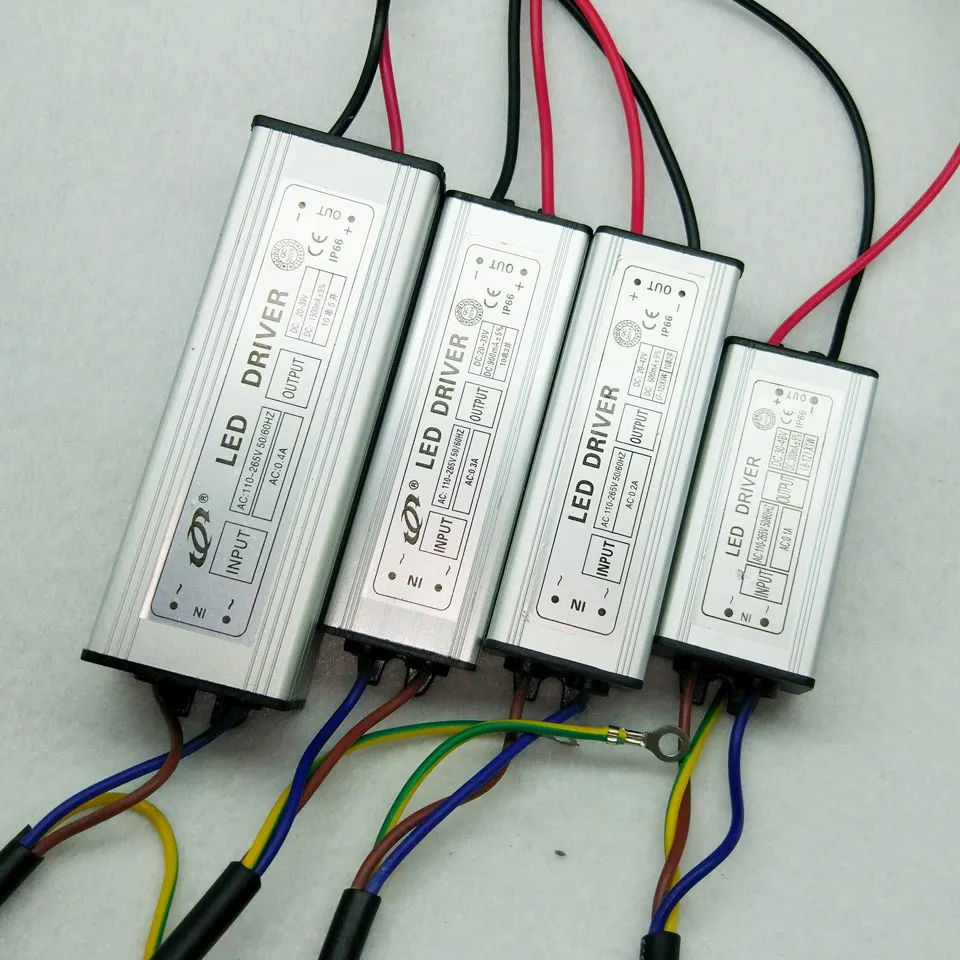 solar security light with motion sensor Full Power LED Driver Waterproof IP66 Aluminum Shell Floodlight Power supply For 10W 20W 30W 50W 60W 80W 100W Intergrated Chips solar powered security lights