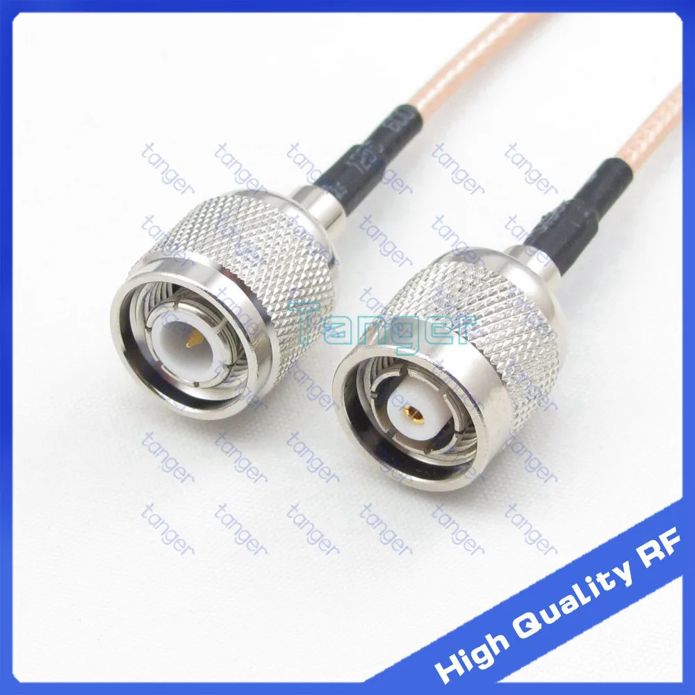 

Tanger TNC male plug to RP-TNC male connector straight with 20cm 8" 8inch RG316 RF Coaxial Pigtail Low Loss cable high quality