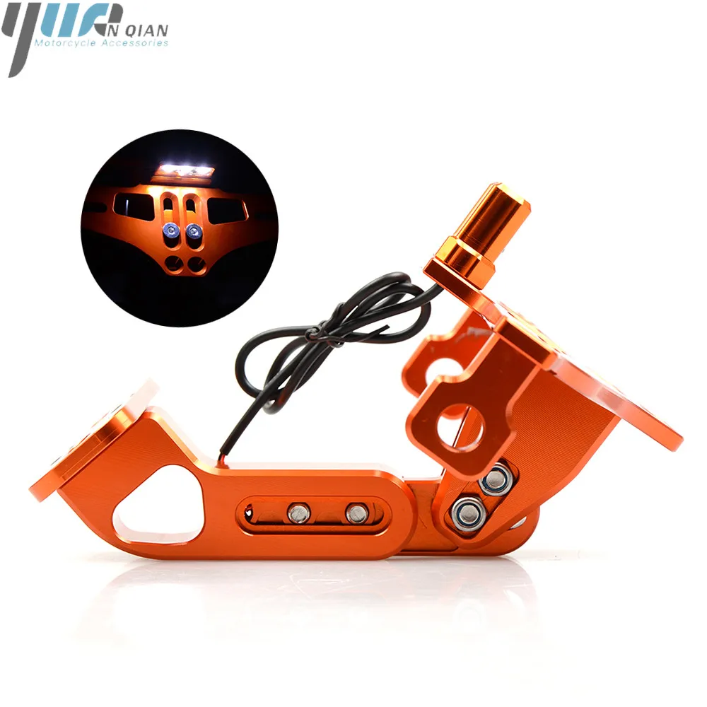 

Motorcycle License Plate Bracket Holder Turn Signal FOR KTM duke RC 125 200 390 690 smc 1290 rc Kawasaki Yamaha