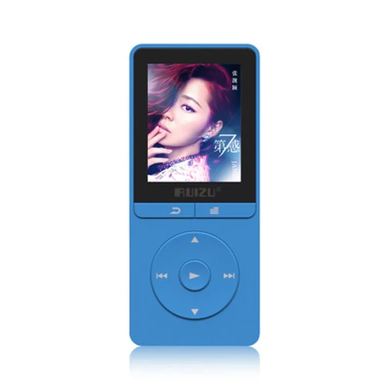 Оригинальная английская версия RUIZU X20 ультратонкий MP3 плеер с 8 Гб оперативной памяти, 16 Гб встроенной памяти, и 1,8 дюймов Экран может играть 80 h, RUIZU X20