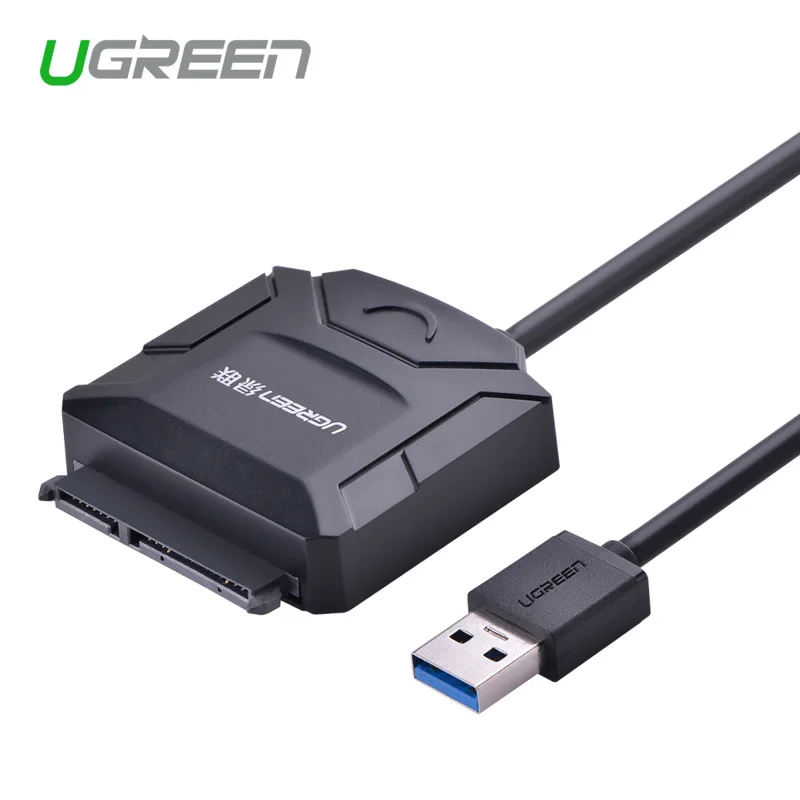 Ugreen sata usb3.0 поворотный Рабочий стол твердотельный накопитель 3,5 дюйма Жесткий диск кабель передачи данных легко управлять линия 2,0