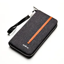 Cowhide Men Wallets Genuine Leather Hasp font b Money b font font b Clip b font