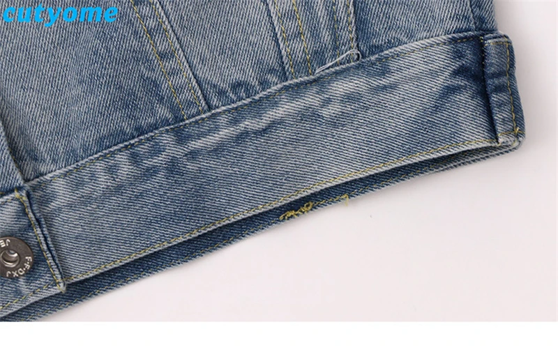 teenage girls ruffles denim jacket14