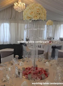 

new elegant flower ball crystal candelabra wedding decoration centerpieces