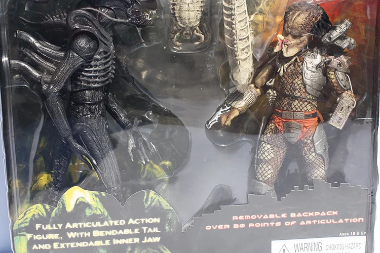 NECA Alien VS Predator Tru эксклюзивный 2-PACK ПВХ фигурка игрушка