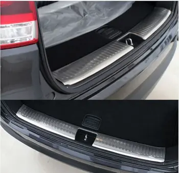 

ACCESSORIES FIT FOR KIA SORENTO 2016 UM INNER REAR BUMPER PROTECTOR TRUNK BOOT DECK CARGO SILL COVER PLATE THRESHOLD GARNISH