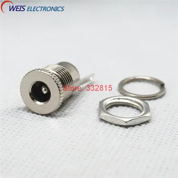 

20PCS DC-099 DC099 DC POWER SOCKET 5.5*2.1mm Female DC CONNECTOR WHOLE METAL 30VDC 5A ROHS Free shipping