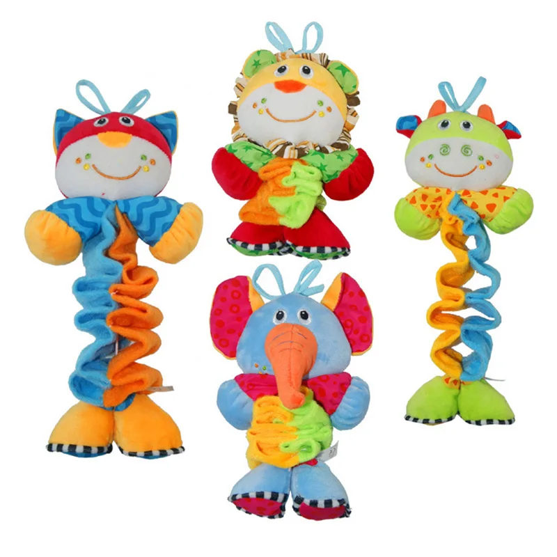 

Soft Musical Player Baby Toys For Newborns Infant Crib Bed Stroller Toy Hanging Bebe Bell Educational Rattle Toy For Gift D068