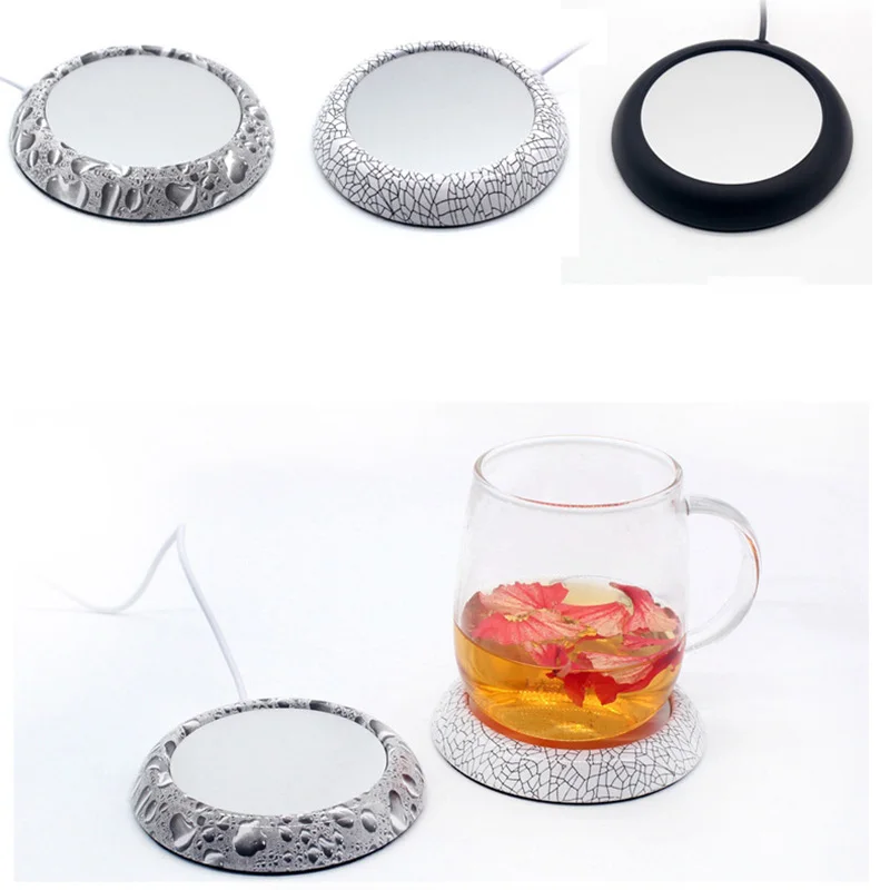 USB чашка грелки Грелки Для Кофе Молоко водонагреватель Coaster Настольный