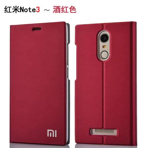 Для Xiaomi Redmi Note 3 Pro чехол для телефона Роскошный тонкий стильный кошелек винтажный PU кожаный чехол-книжка для Xiaomi Redmi Note 3 Чехол-сумка - Цвет: wine red