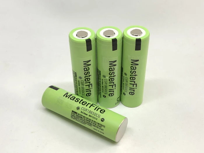 

MasterFire 4PCS/LOT Original CGR18650CG 18650 3.7V 2250mAh Rechargeable Battery Lithium Batteries For Panasonic