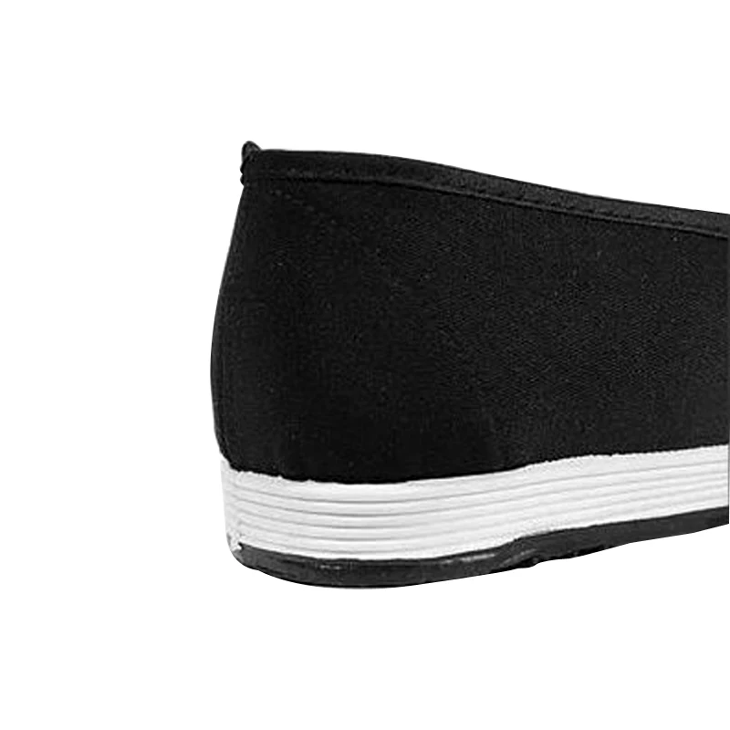 Высококачественная Черная хлопковая обувь; нескользящая прогулочная обувь; китайская обувь для кунг-фу; обувь для боевых искусств