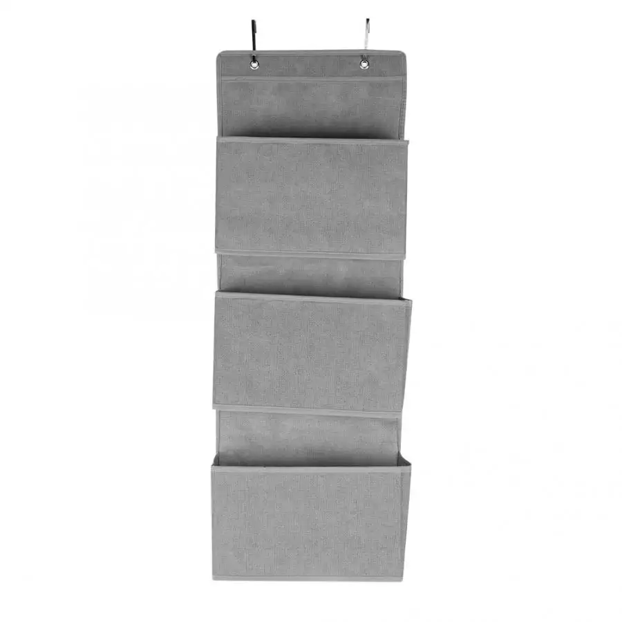 

3 Tier Toy Storage Bag Nonwoven Door Hanging Clothes Organiser Toy Storage Pockets Bag Wardrobe