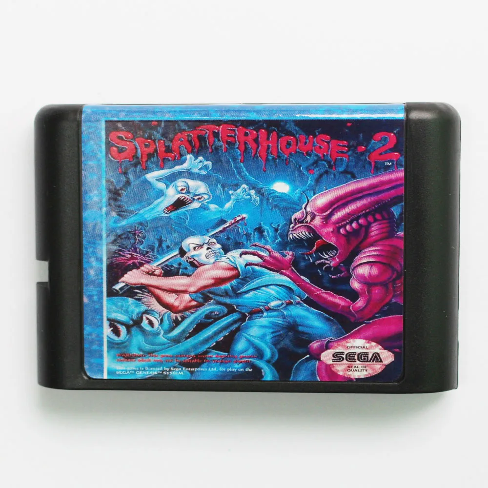 

Splatterhouse 2 Game Cartridge Newest 16 bit Game Card For Sega Mega Drive / Genesis System