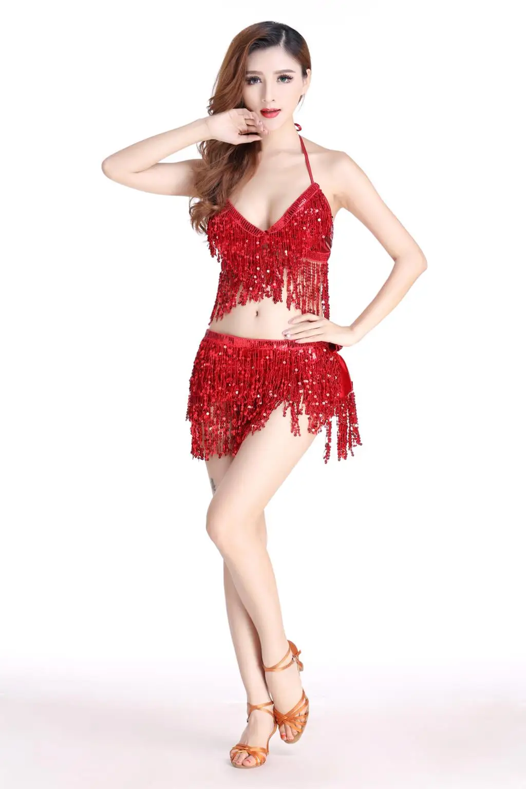 red hot belly dance outfits | belly dance dress | arabic dance dress