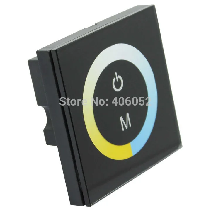 

wall-mounted touch panel controller wireless remote, led RF remote dimmer switch DC12-24V 12A 3channel