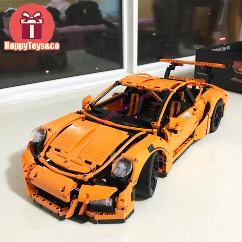 

Legoing Technic Series 42056 2704Pcs Orange sports car toys For Children Gift 20001 Building Blocks Set Compatible