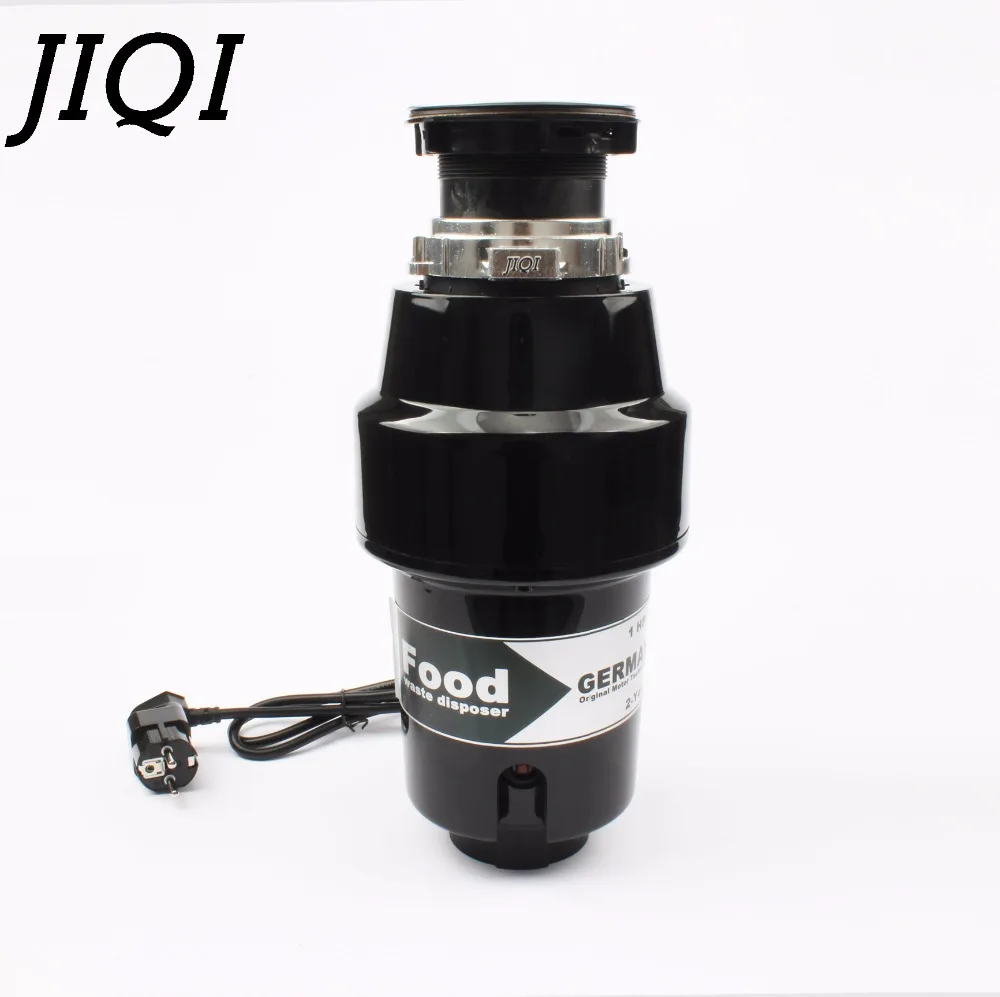 

JIQI 1000W motor garbage processor disposal Crusher 1 HP Continuous Feed Food Waste Disposer Stainless steel Grinder Air Switch