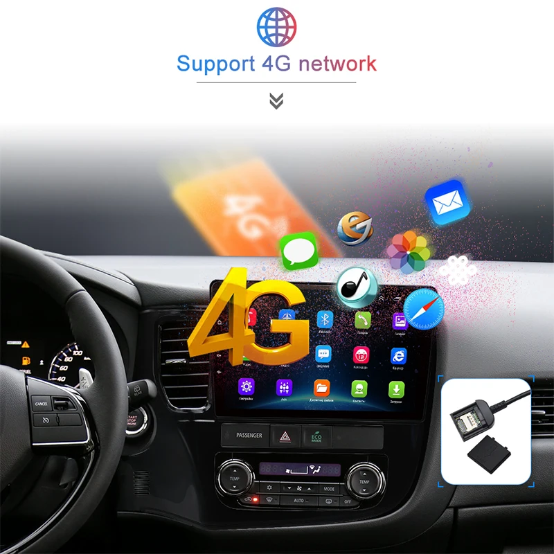 Flash Deal AWESAFE 2 din Android 8.1 Car DVD Player GPS for Mitsubishi Outlander 3 2012 2013 2014 2015 2016 2017 2018  Car Stereo Radio 2