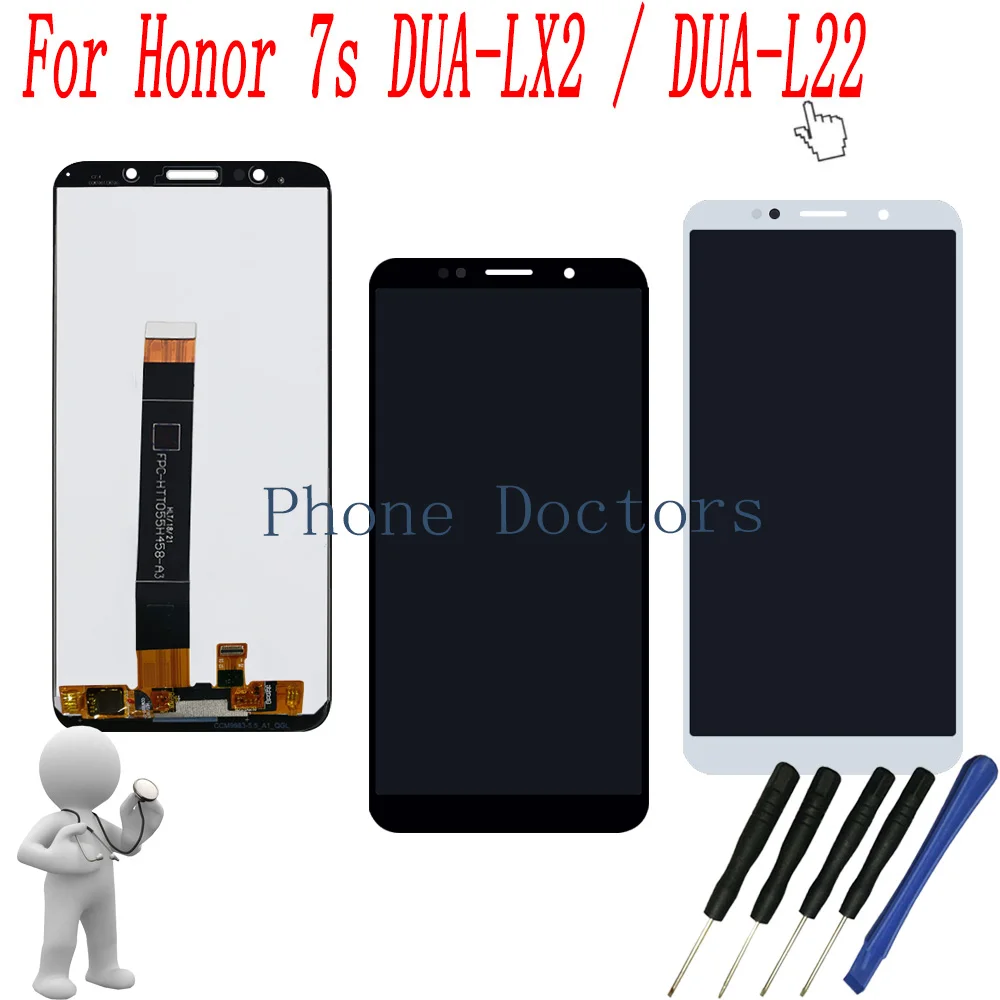 

5.45 inch for Huawei Honor 7S DUA-LX2 LCD Display Touch Screen Digitizer Assembly Free Tools For Honor 7A ( 5.45 inch ) DUA-L22