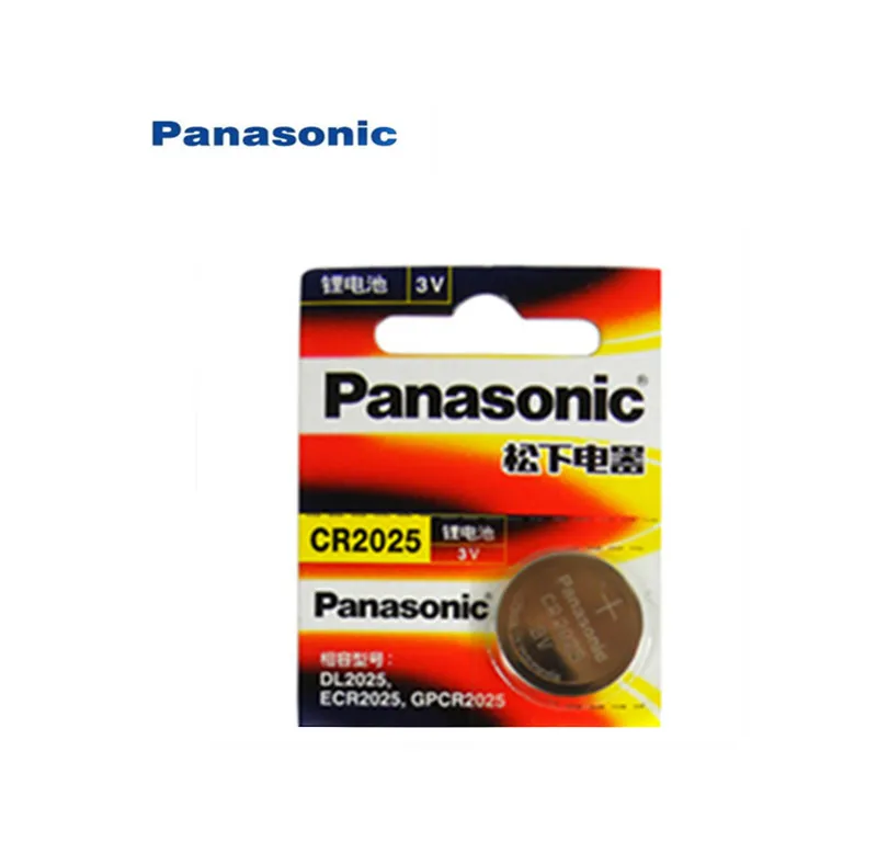 1 шт. оригинальный аккумулятор Panasonic cr2025 батарейки таблеточного типа cr 2025 3 В