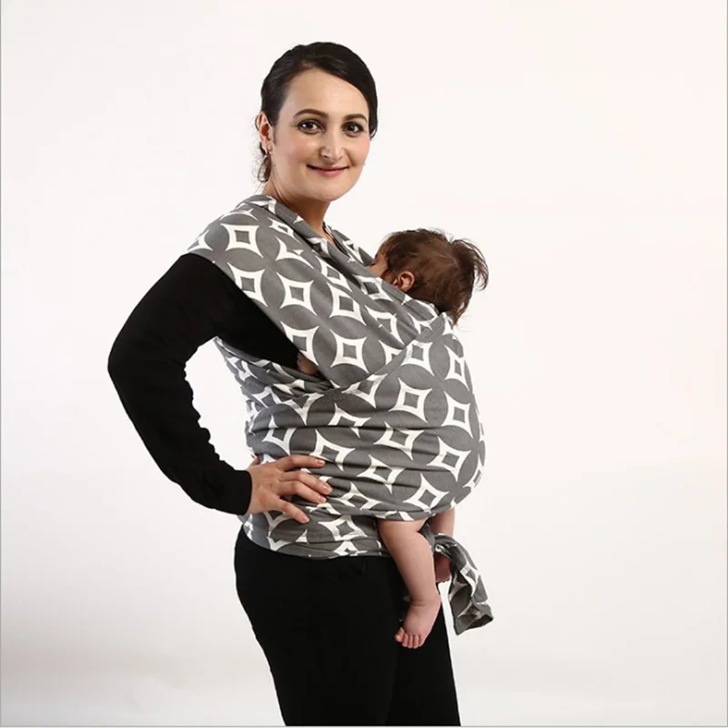 2019 Newborn Baby Carrier Wrap Stretchy Breathable Hipseat Breastfeed Nursing Cover Differet Patterns Printed | Мать и ребенок