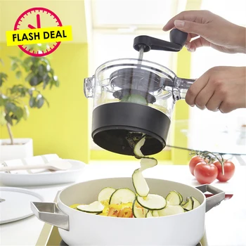 

TTLIFE Flash Deal Adjustable Spiral Slicer Multi Functional Kitchen Shredders Fruit Vegetable Cutter Chopper Cooking Gadget Tool