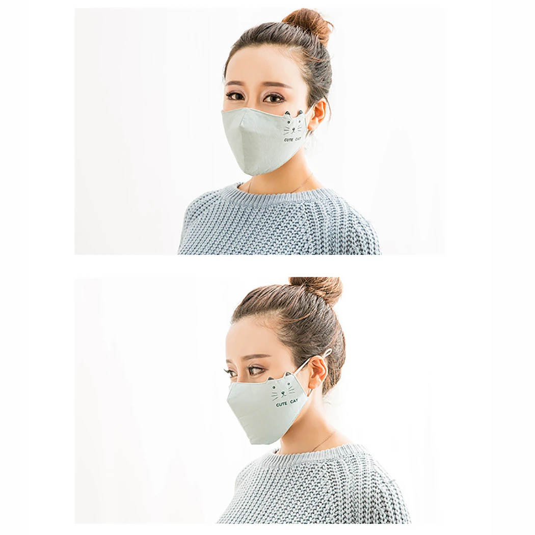 Новинка, модные женские маски для рта, милые дышащие противопылевые маски для лица, маска для рта, горячая распродажа, Прямая поставка