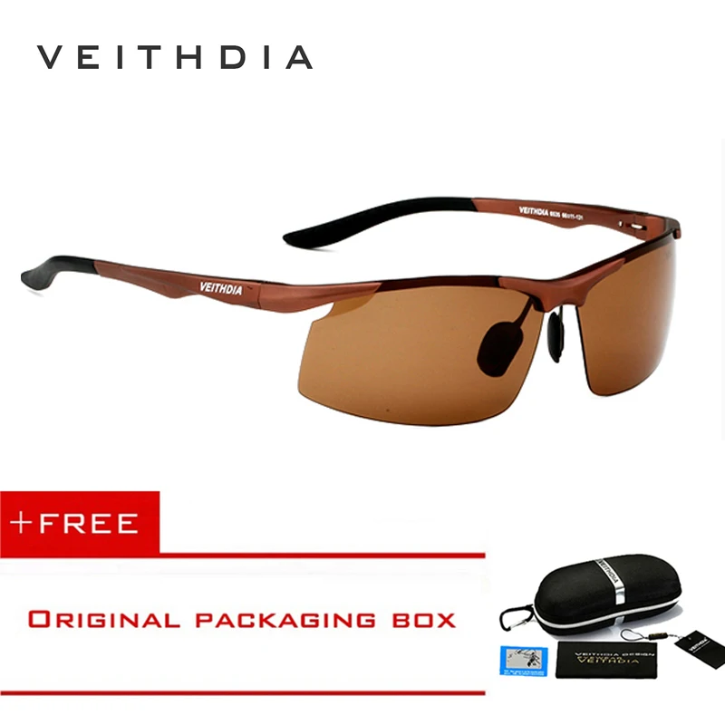

Veithdia Brand Aluminum Polarized Sunglasses Men 3Color lense Sun Glasses Driving Glasses Mirror Eyewear Accessories shades 6535