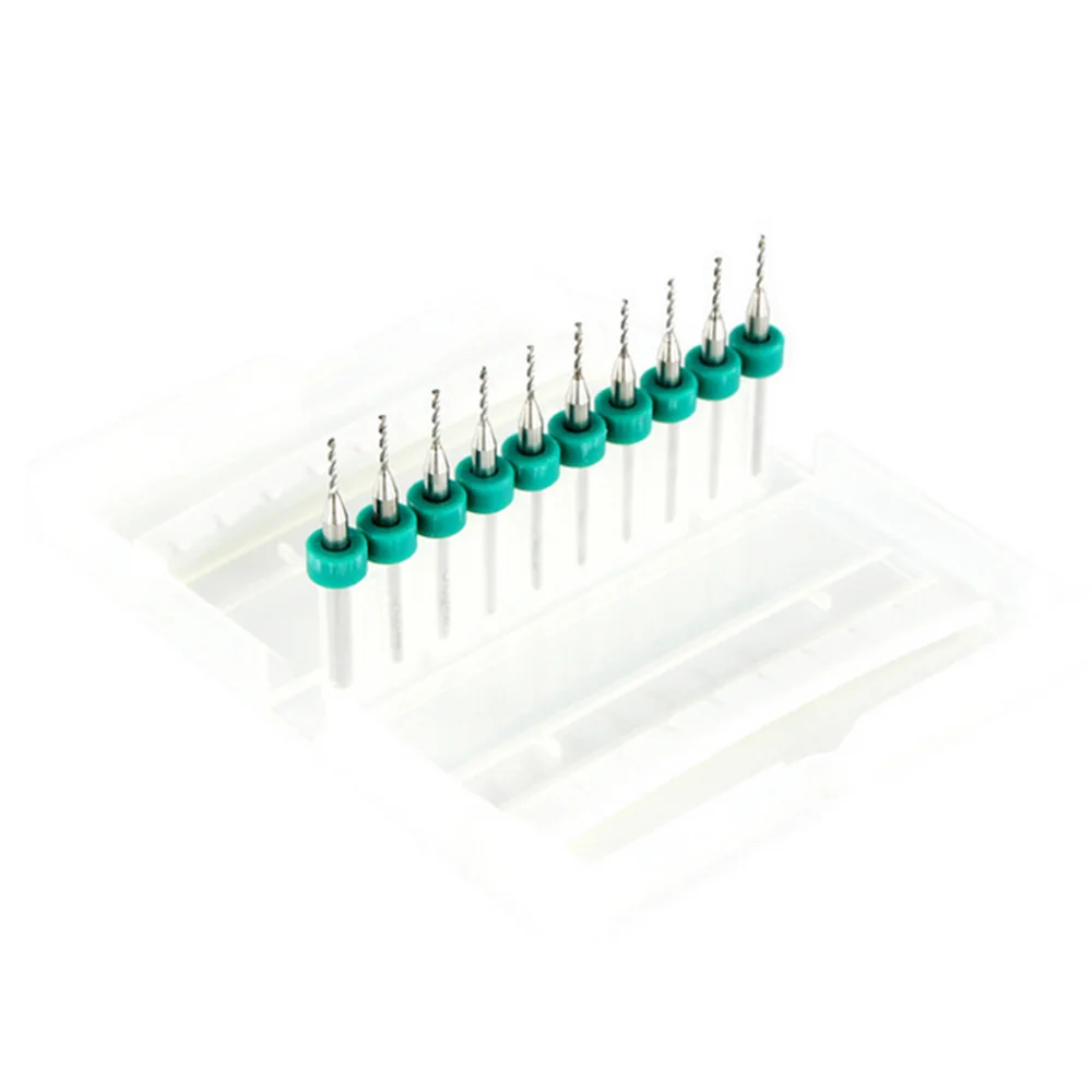 

10pcs 1.0mm drill bits tools Tungsten Carbide Micro Drill Bits Set Engraving Tools for PCB Circuit Board