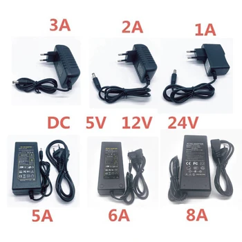 

Power Adapter Supply DC 5V 12V 24V 1A 2A 3A 5A 6A 8A DC 5 12 24 V Volt Lighting Transformers LED Driver Power Adapter Strip Lamp
