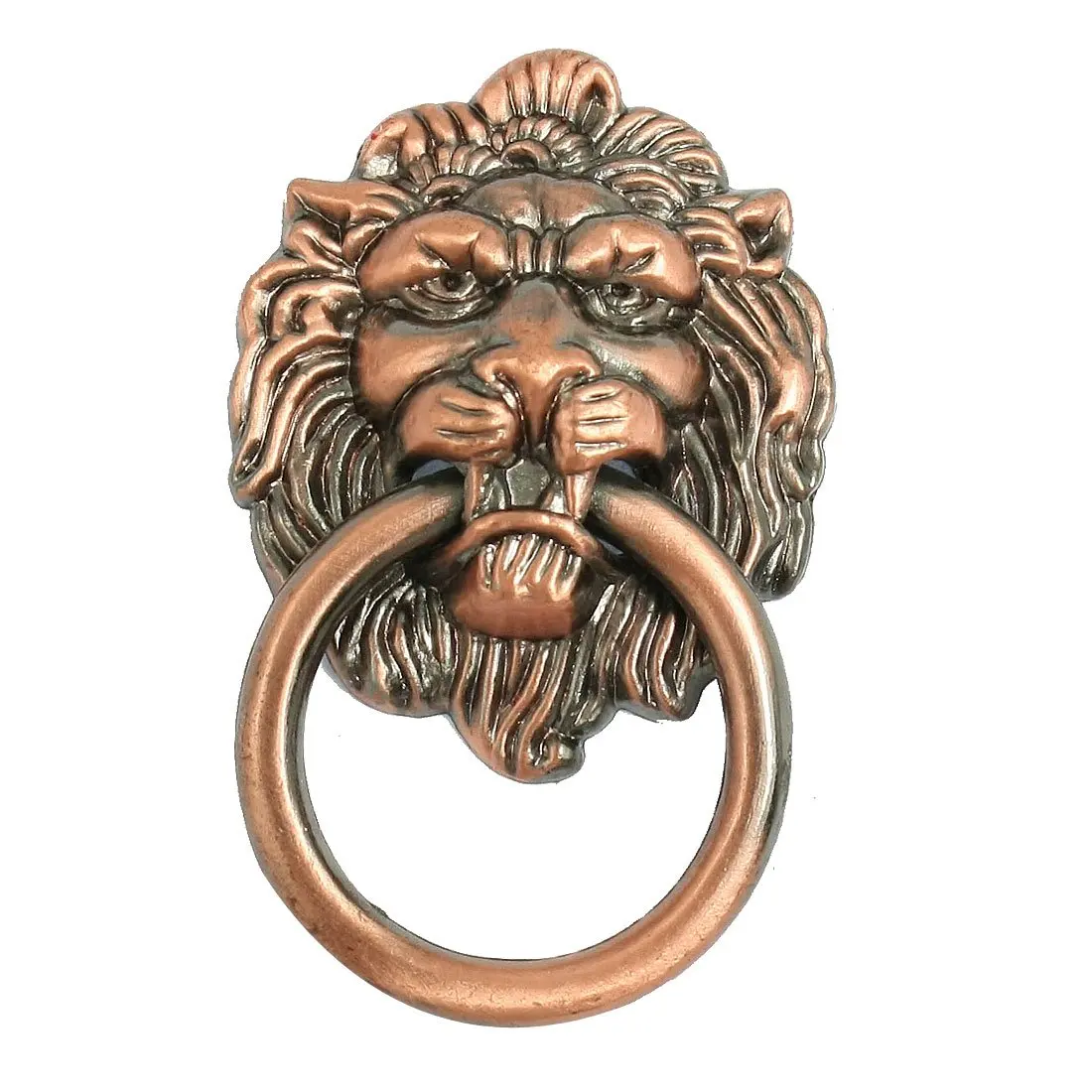

JFBL Copper Tone Metal Lion Head Shaped Drawer Pull Handle 2.5"