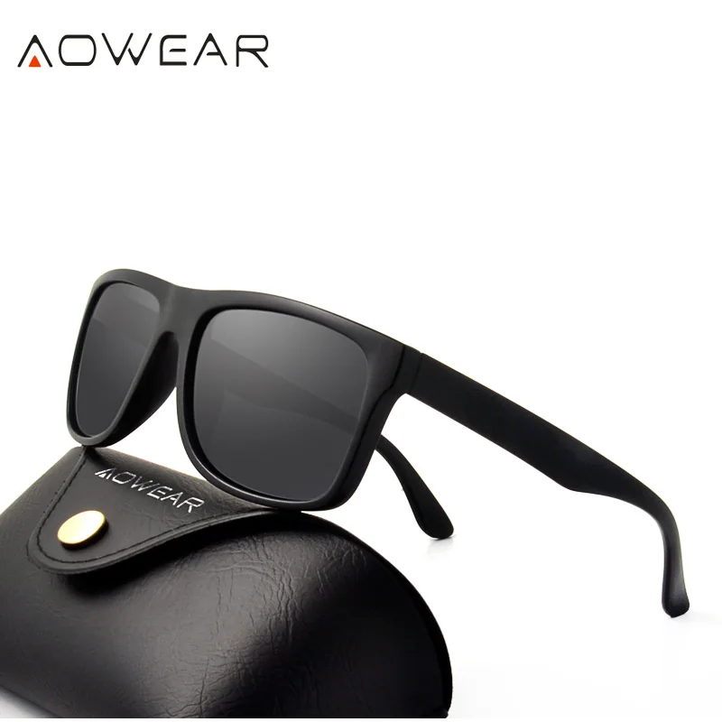 AOWEAR унисекс зеркальные солнцезащитные очки с зеркальным покрытием для мужчин и