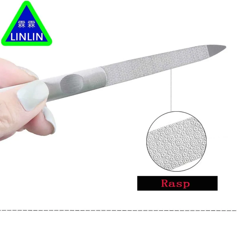 

LINLIN Nail tools, stainless steel metal files, nail edge keratin, emery, rubbing.