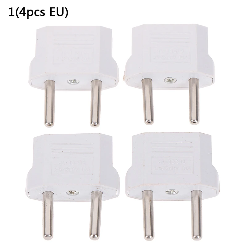 4 PCS White European Usa Eu To Us Plug Travel Charger Adapter Converter Tool Parts | Инструменты