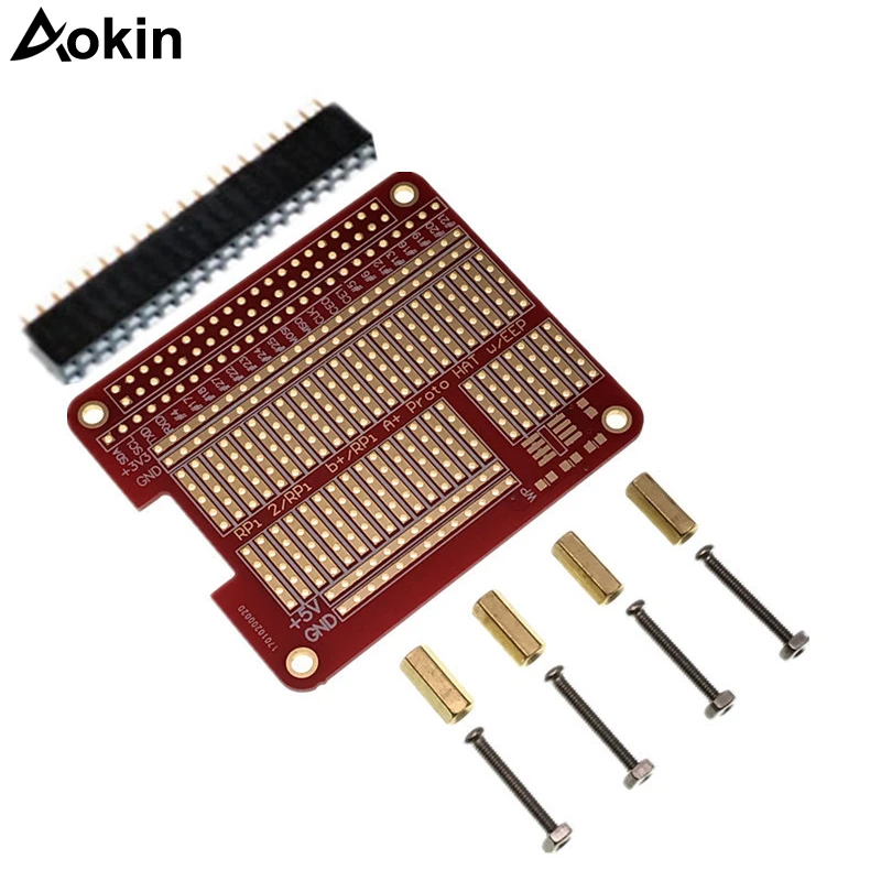 Макетная плата GPIO для HAT Shield макетная с винтами Raspberry Pi 3/2 Модель B + Plus|Аксессуары