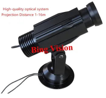 

High quality LED gobo advertising image projector lamp led logo projection light ,12w Static projection 3color