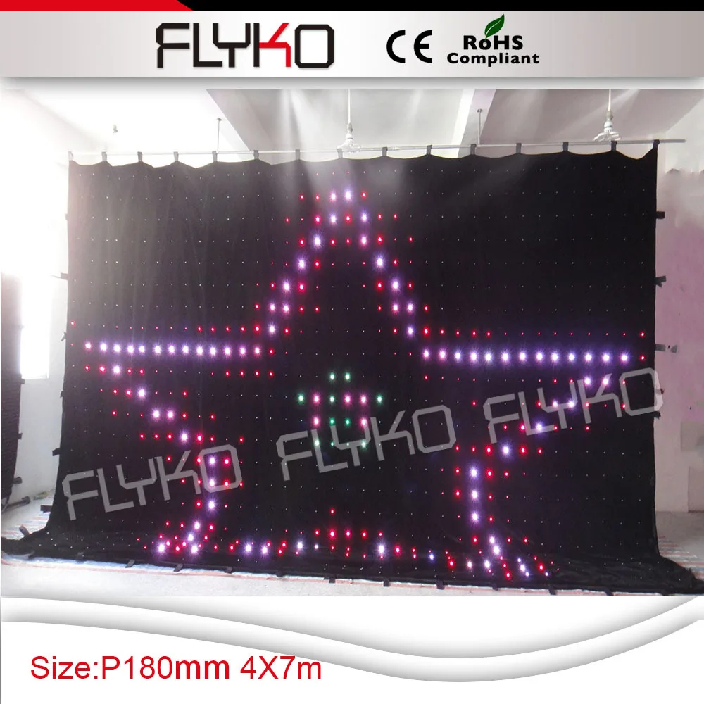 Светодио дный diy LED видео ткань для dj Вечерние