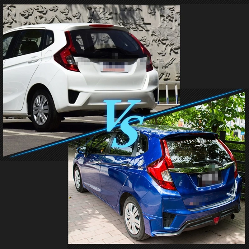 Для HONDA FIT JAZZ 2016 2018 защита заднего бампера противоскользящая накладка задняя