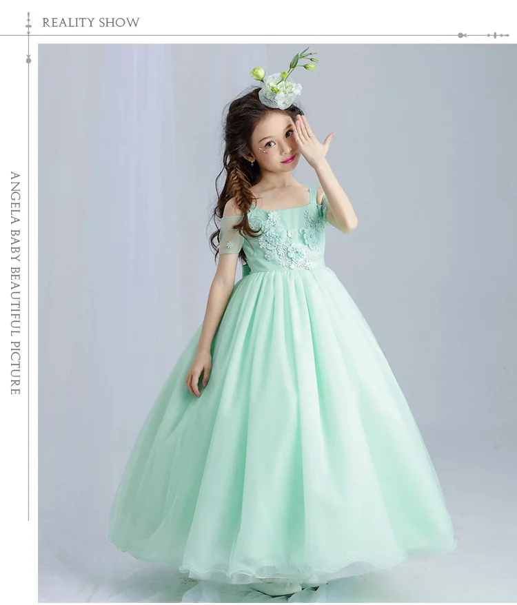 girls mint green dress