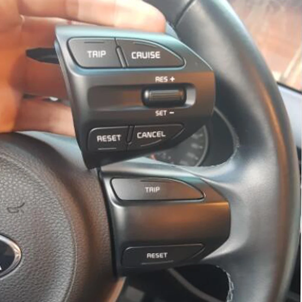 Рулевое управление RH дистанционный круиз-контроль переключатель для Kia RIO K2 Picanto-18 кнопки рулевого колеса Bluetooth громкость телефона