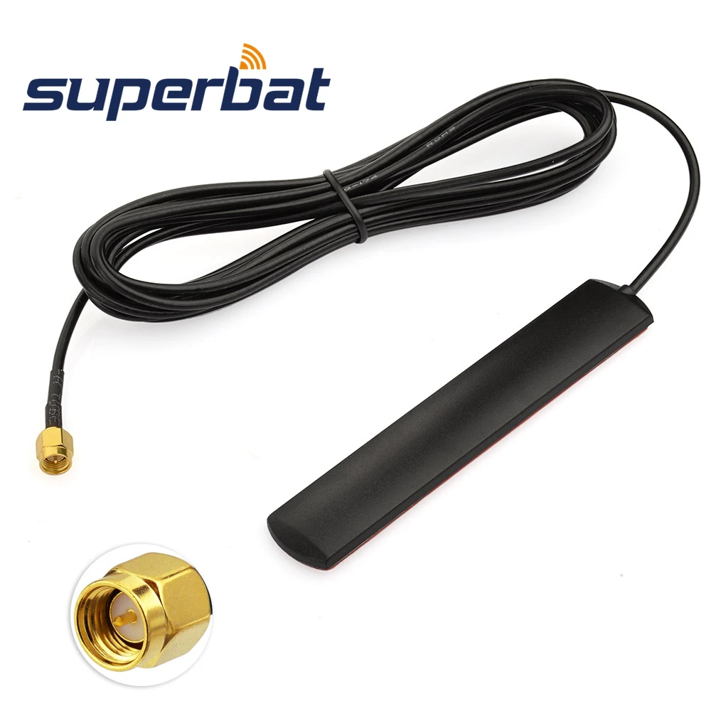 Superbat 4G LTE GSM антенна 700-2700 МГц SMA штекер разъем лобовое стекло крепление для автомобиля сотового телефона усилитель сигнала Superbat 4G LTE GSM антенна 700-2700 МГц SMA штекер разъем лобовое стекло крепление для автомобиля сотового телефона усилитель сигнала
