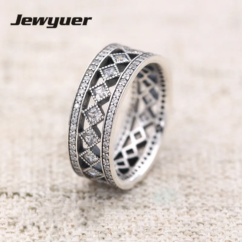 Осенняя коллекция Винтаж Fascination кольцо стерлингового серебра 925 fine jewelry